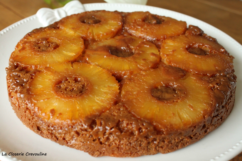 Gâteau renversé à l&amp;#39;ananas et au caramel au beurre salé - La Closerie ...