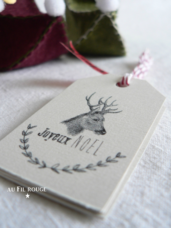 Etiquettes de Noël