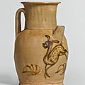 A 'changsha' painted ewer, tang dynasty (618-907)