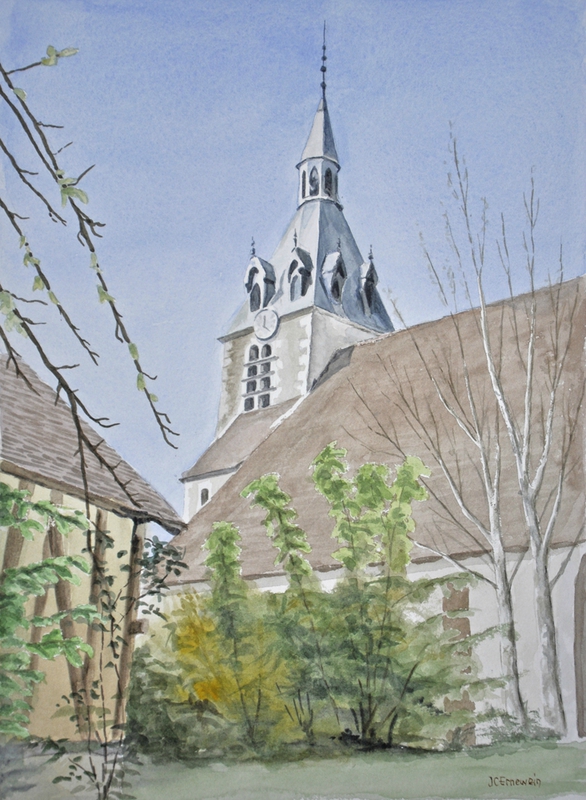 142 AQ Château-Renard, l'église