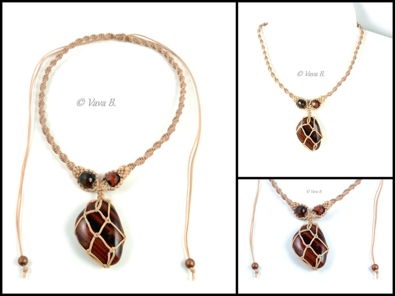 REF C 0283 macramé oeil taureau nude