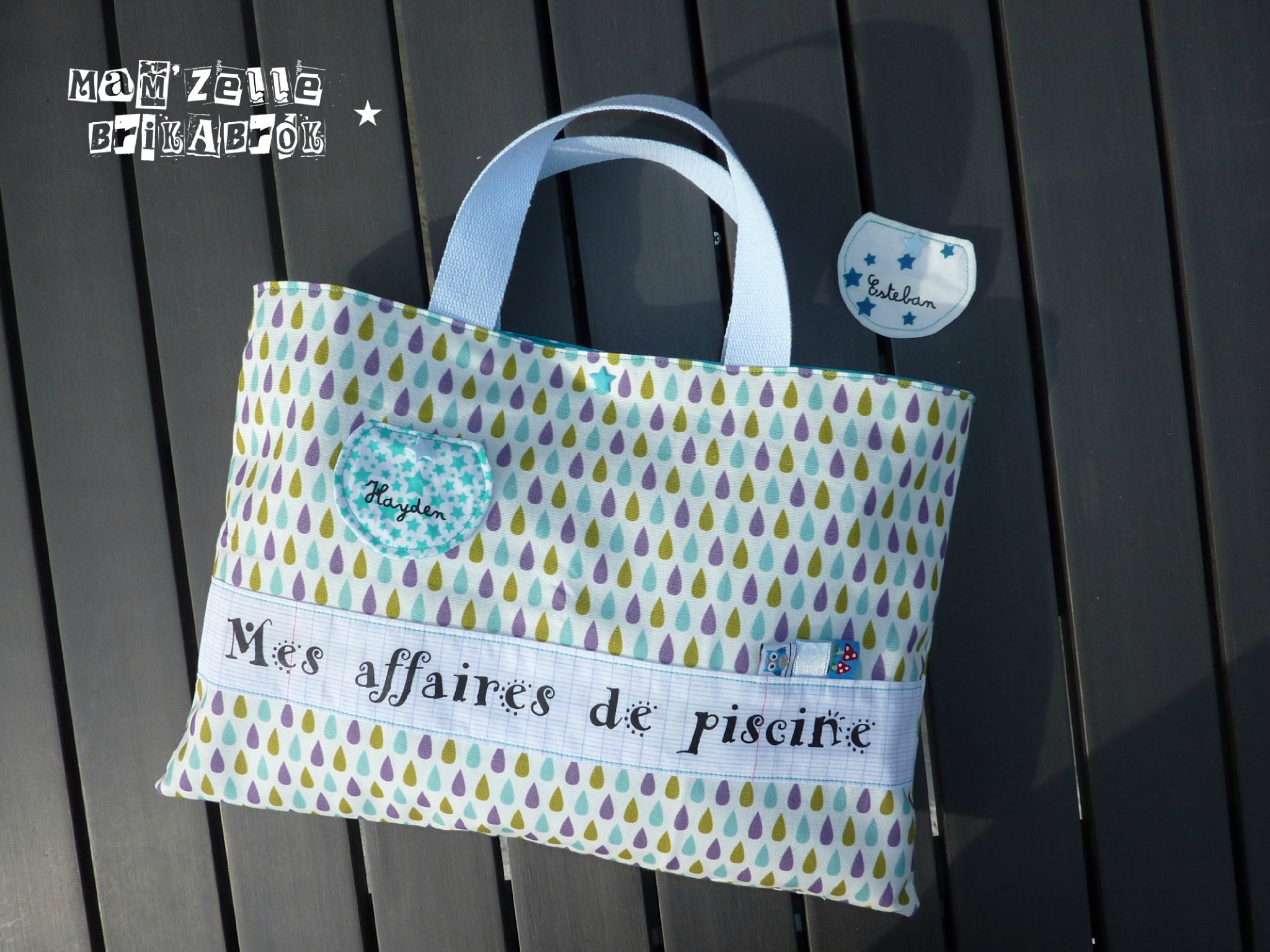 Sac de piscine personnalisé pour enfant