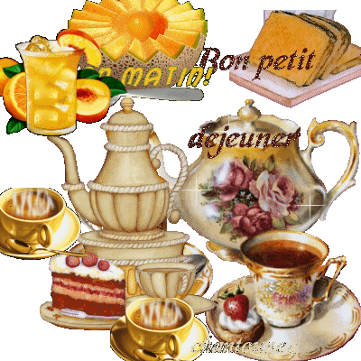 Résultat de recherche d'images pour "image petit déjeuner animé lundi"