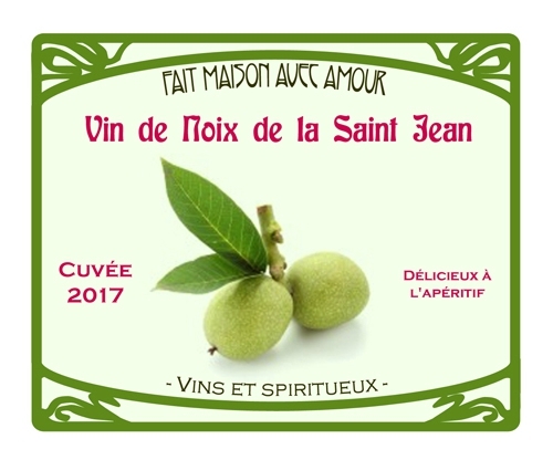Vin de noix de la St Jean 2017