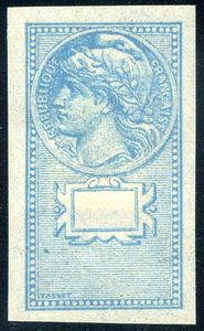 Tasset essai ligné bleu