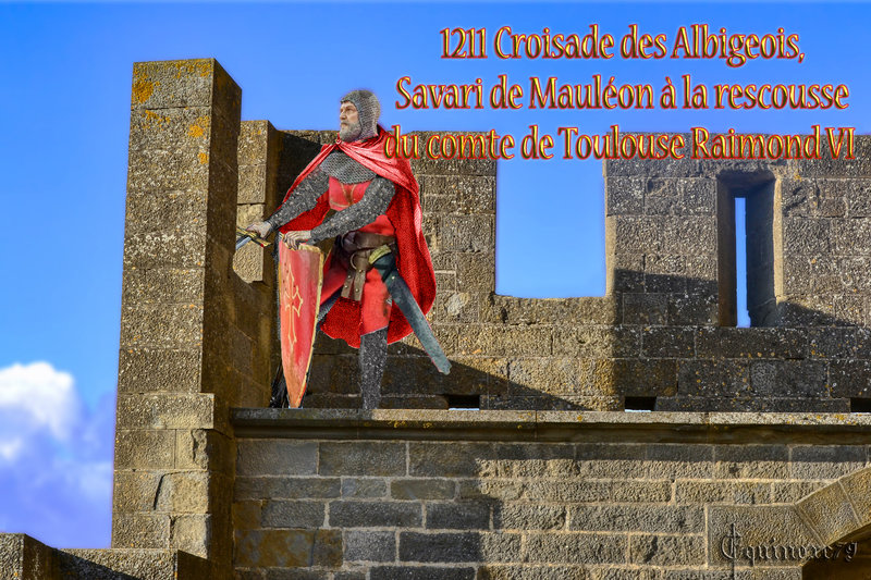 1211 Croisade des Albigeois, Savari de Mauléon à la rescousse du comte de Toulouse Raimond VI