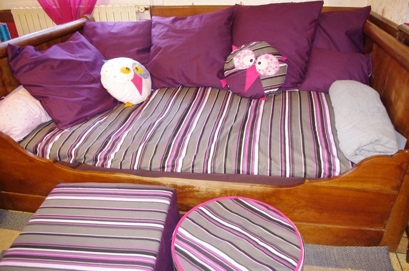 Transformer un lit en canapé CREAPIAFOUILLE