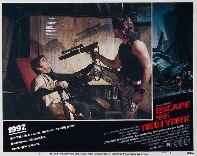 Escape from New York lobby card 2