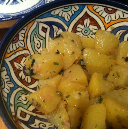 Salade de pommes de terre, simple et économique