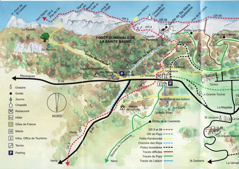 LA SAINTE BAUME SOUS LA NEIGE JO TOURTIT