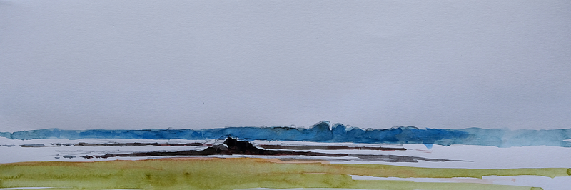 golfe du morbihan 4 aquarelle in situ 17 04 18