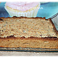 Carrés crumble aux cerises