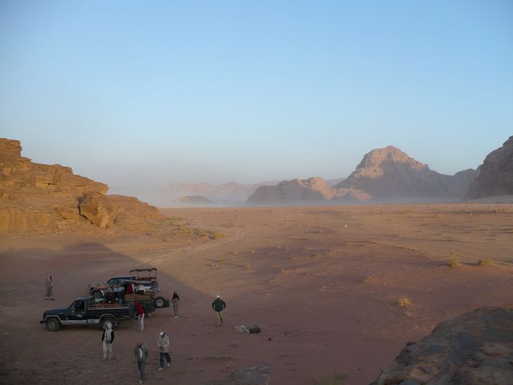 7 07 05 05 Coucher De Soleil Sur Le Wadi Rum 1 Photo