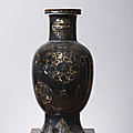 Vase balustre, chine, dynastie qing, ca 19° siècle