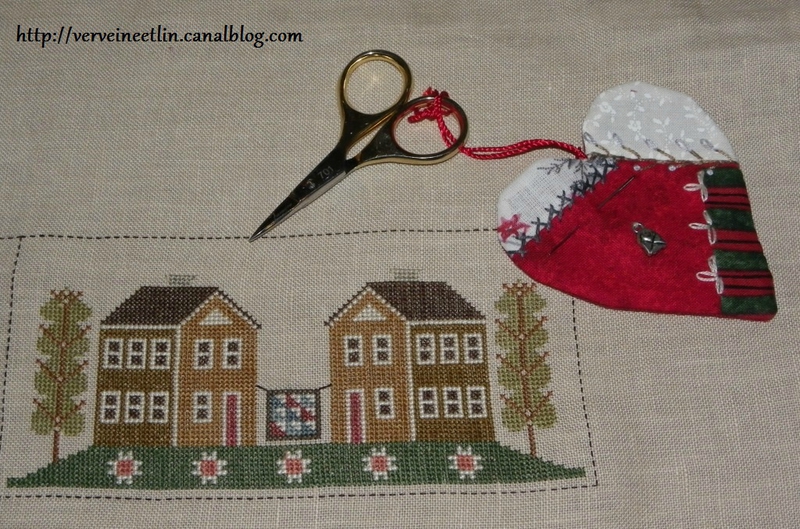 Orchard Valley Quilting Bee, II Verveine et Lin