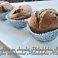 Muffins au chocolat philadelphia milka
