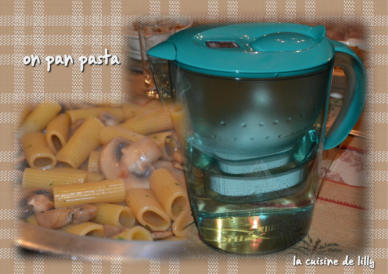 one pan pasta thon-champignons