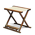 A huanghuali folding stool, jiaowu, late ming dynasty