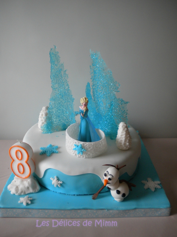 Gâteau La reine des neiges (Frozen) 2