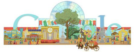 Google 160th anniversary of the first world's Fair