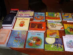 Livres hindi disponibles à l'école (1)