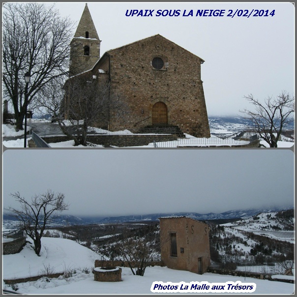 Upaix sous la neige
