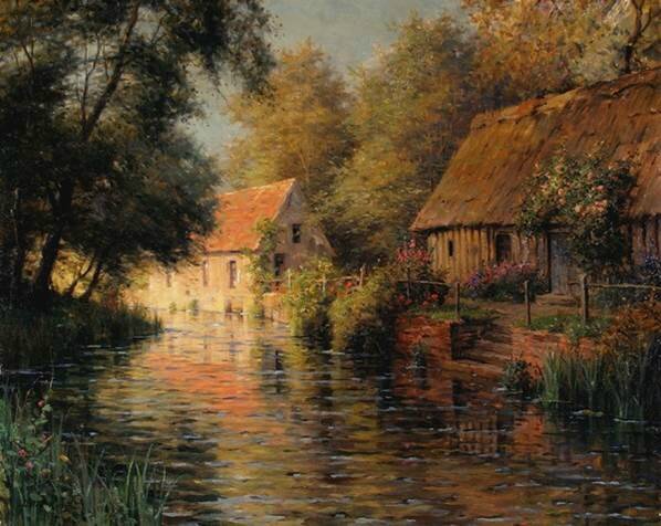 Le peintre Louis Aston Knight - Les mallettes de Mijane