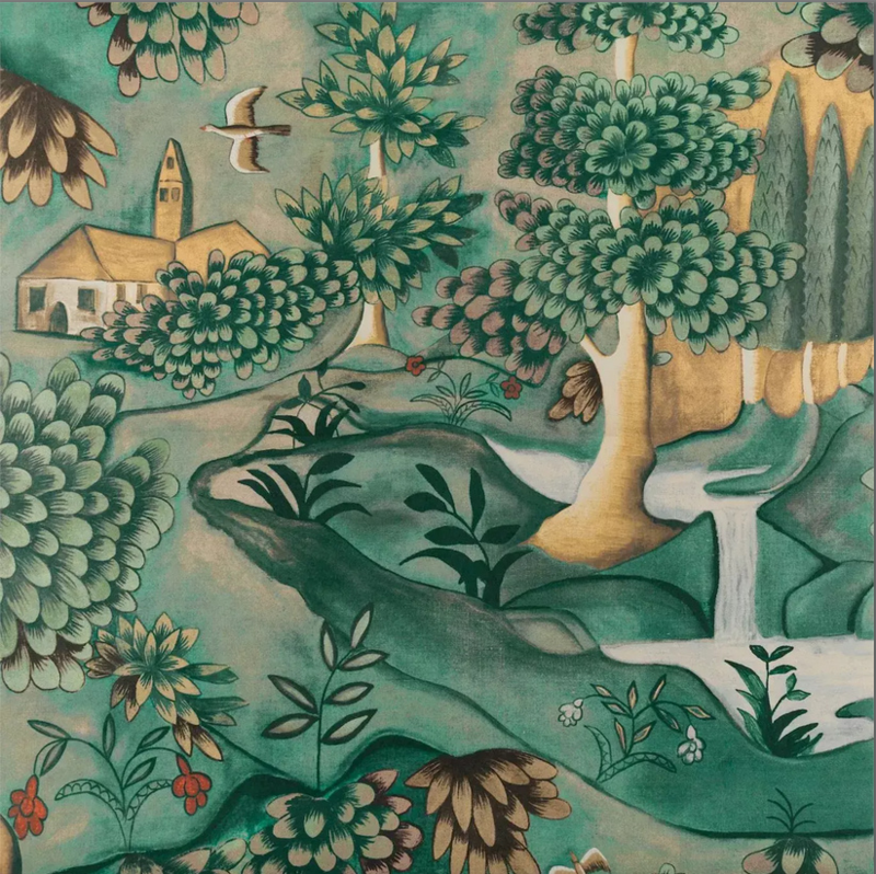 12 Arden wallpaper in tapestry green by Zoffany £97 a metre