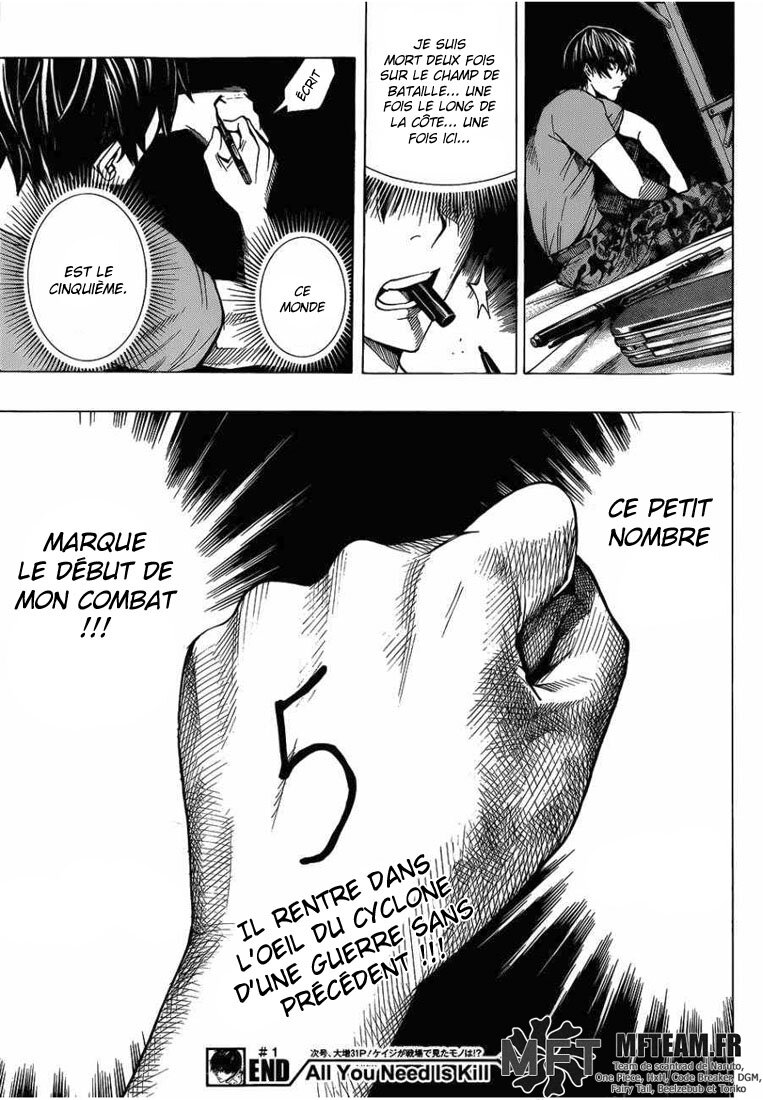 All You Need Is Kill Scan Fr ALL YOU NEED IS KILL SCAN : BONNE LECTURE: - mangagoldpistol