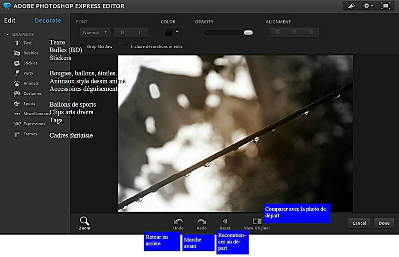 ADOBE GRATUIT EN LIGNE une version EXPRESS photo numérique