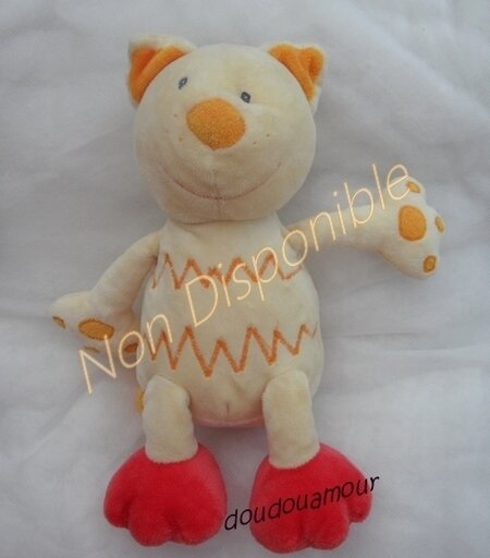 Peluche Chat longues jambes 35 cm