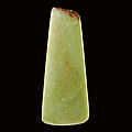 A yellowish-celadon jade axe, neolithic period, northeast china