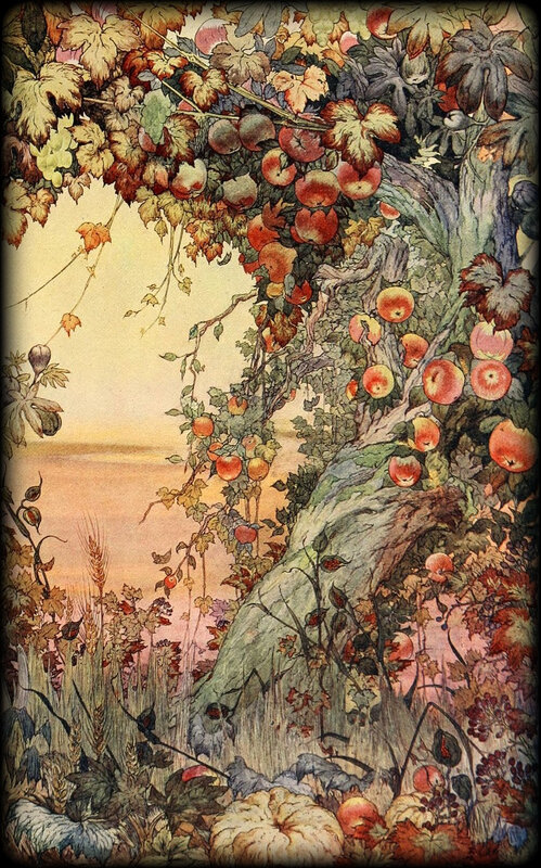 Edward Detmold Fruits Of The Earth, 1910