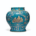 A large fahua jar, guan, ming dynasty, 15th-16th century
