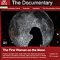 First woman on the moon