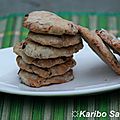 Les premiers cookies de mon petit soleil: cookies aux pépites de chocolat, pignons de pin et fève tonka