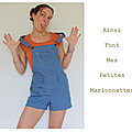 Saloshort en jean