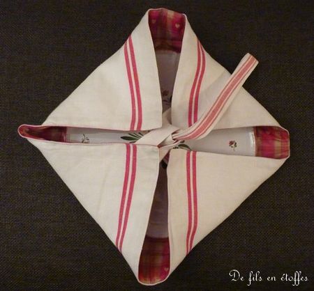 sac à tarte vue de dessus