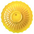Chinese Yellow Glass Charger, 19th Century