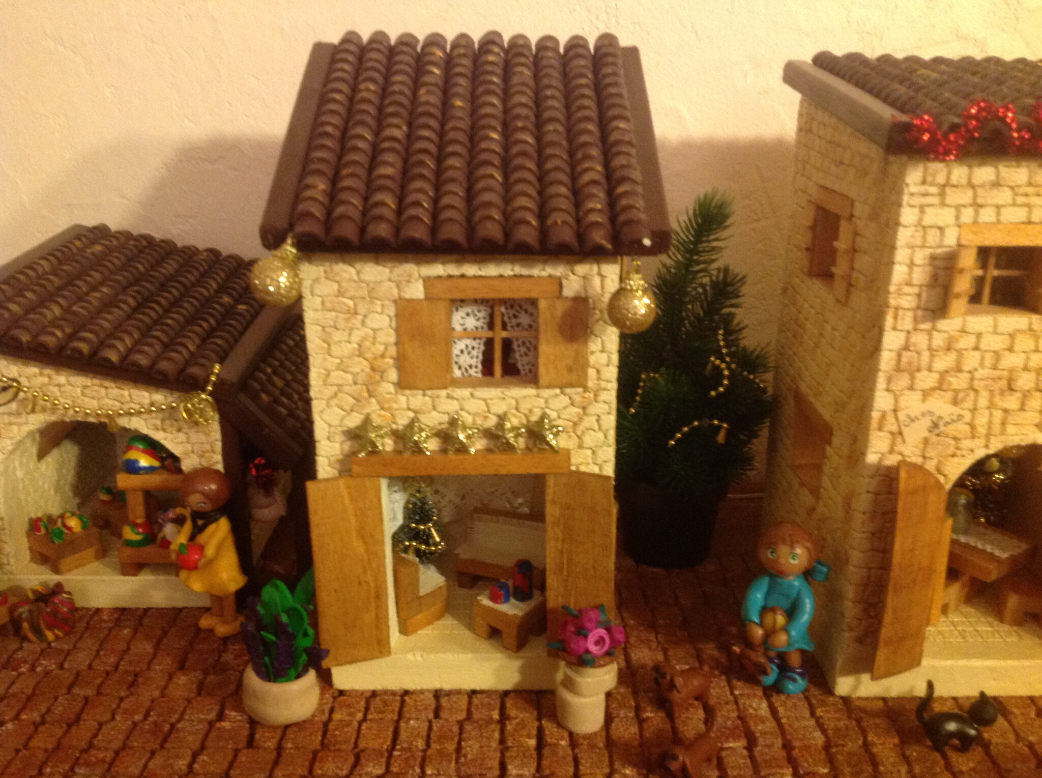 La maison du potier, village de Noël miniature - L'univers de Matebe