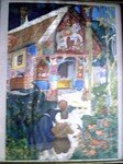 peinture_sur_soie_Hansel_et_Gretel
