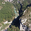 Les gorges du verdon et moustiers saintes maries