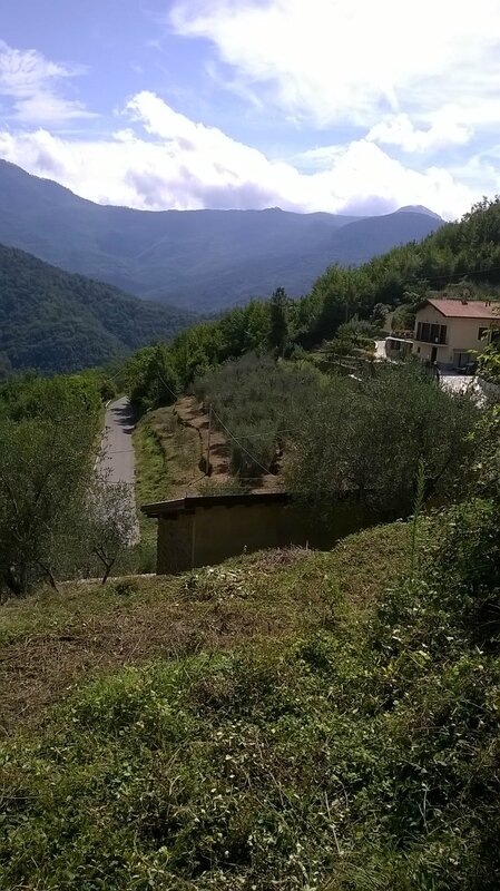 strada di accesso alla semoigo localita