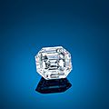 A rare 12.58 carats d colour, internally flawless clarity unmounted rectangular-cut diamond