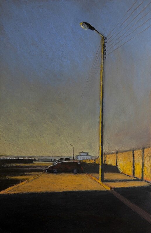 k nowhere 41, nov 2015, pastel à l'huile, 32 x 48 cm