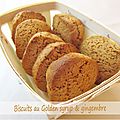 Biscuits au golden syrup et gingembre