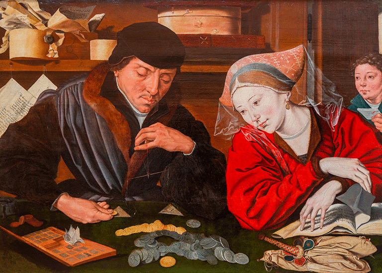 le-banquier-et-sa-femme-attribue-a-marinus-van-reymerswaele