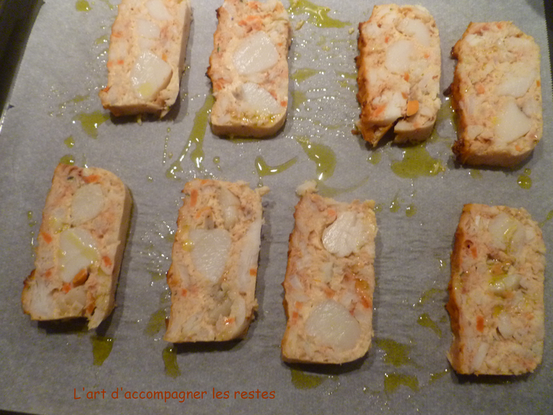 la terrine de poisson de Cyril Lignac L'art les restes