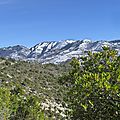 07/2013 randonnée hivernale à berre les alpes, village perché de la vallée des paillons où les châtaigniers cotoient les mimosas