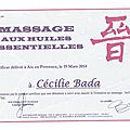 Certification de Massage Bien-être Thaïlandais